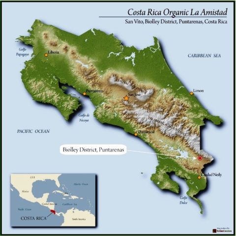 Costa Rica Coffee Region 